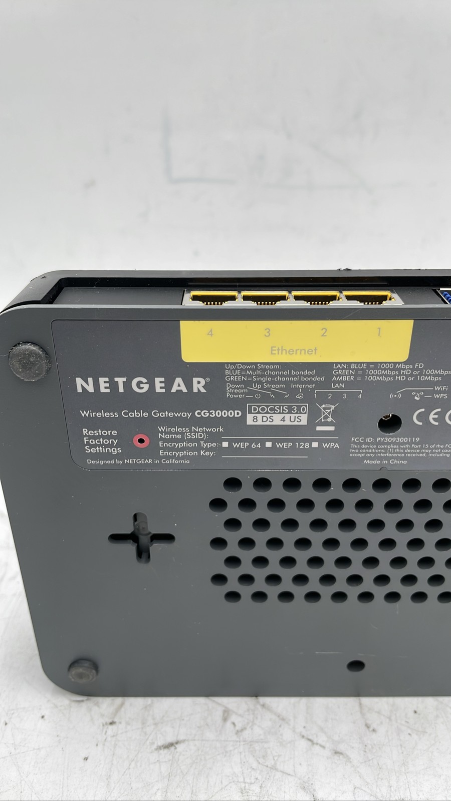Motorola SURFboard SBG6580-G228 & Netgear CG3000D Cable Modem Router Lot Of 2