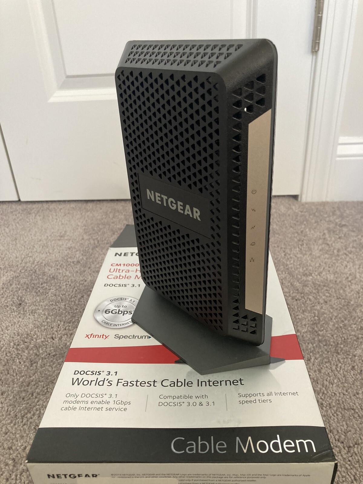 NETGEAR CM1000 DOCSIS 1000Mbps Cable Modem (CM1000-1AZNAS)