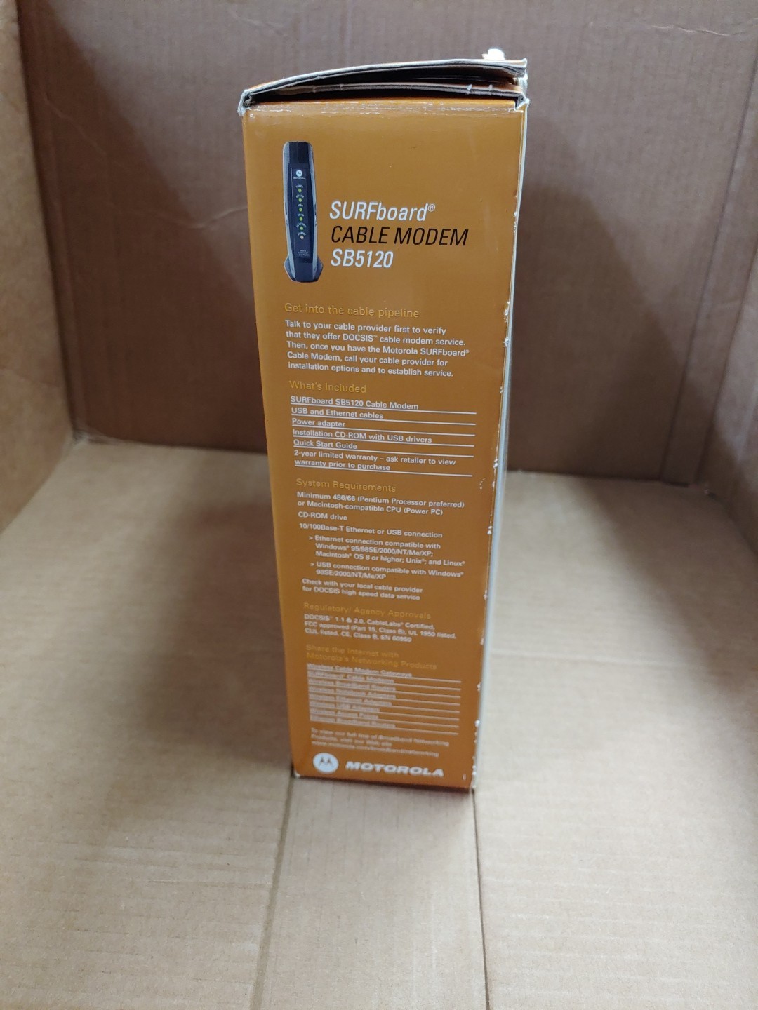 Motorola SURFboard SB5120 (505788-006-00) 38.91 Mbps