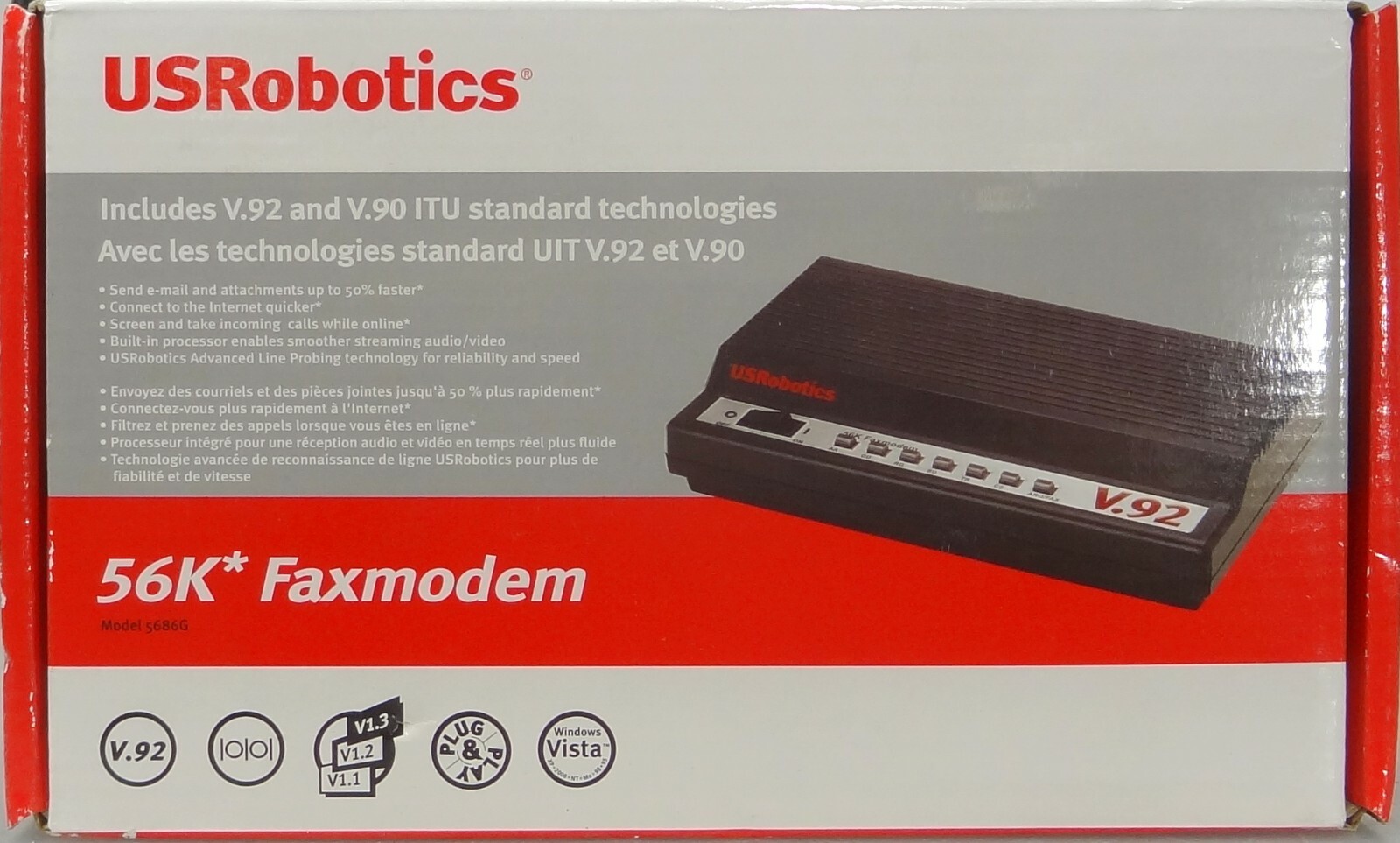 USRobotics 56K Faxmodem V.92 5686