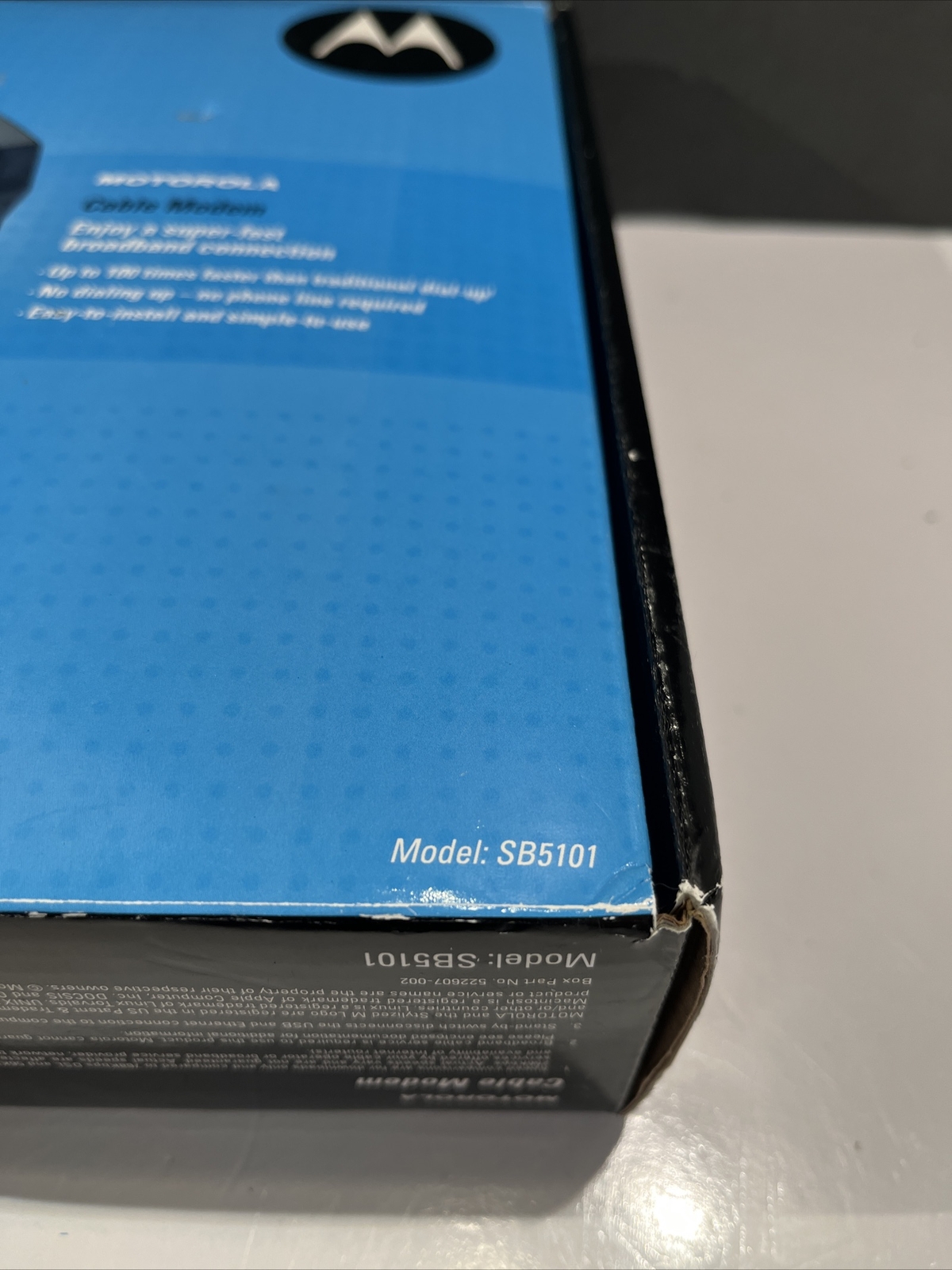 Motorola Cable Modem Model SB5101 Open Box