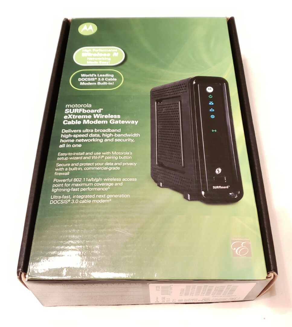 Motorola Arris Surfboard SBG6580 DOCSIS 3.0 Dual-Band Cable Modem & Wi-Fi Router