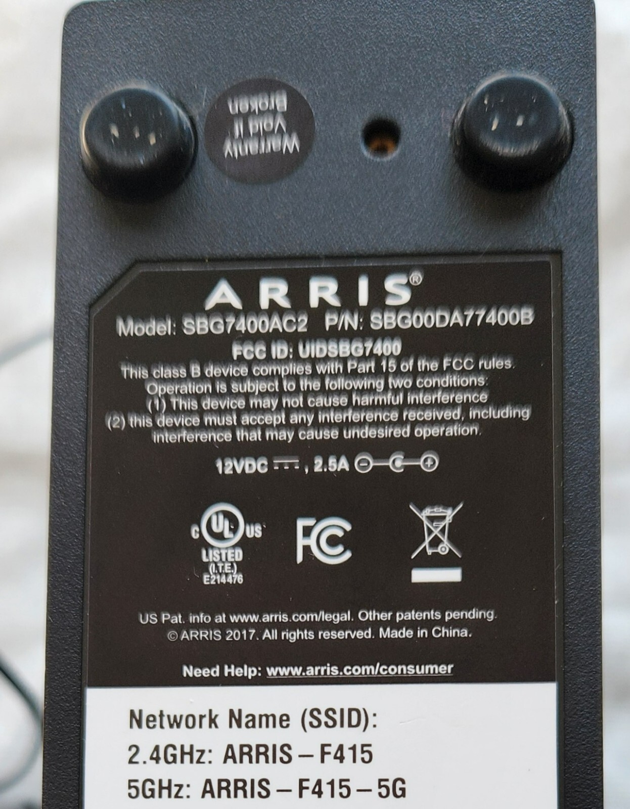 Arris Cable Modem