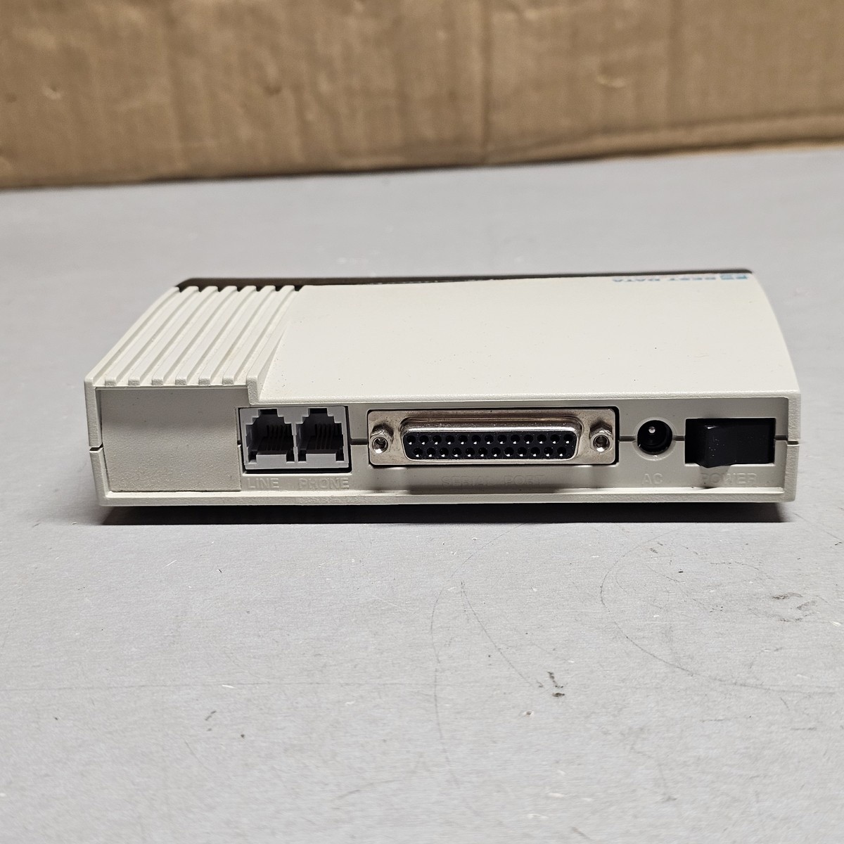 Best Data 2834 FLX 28.8 External Modem Complete with AC Adapter & Cables