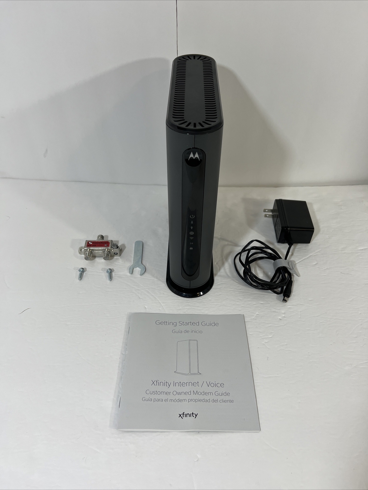 Motorola MG7540-10 16×4 Cable Modem Plus AC1600 Dual Band Wi-Fi Router