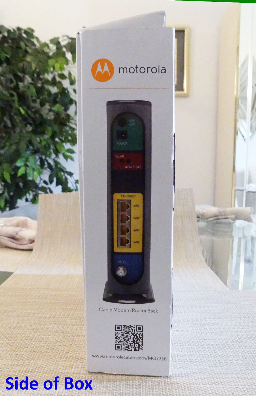 MOTOROLA MG7310 Cable Modem Plus N300 Router – Comcast Xfinity – MINT