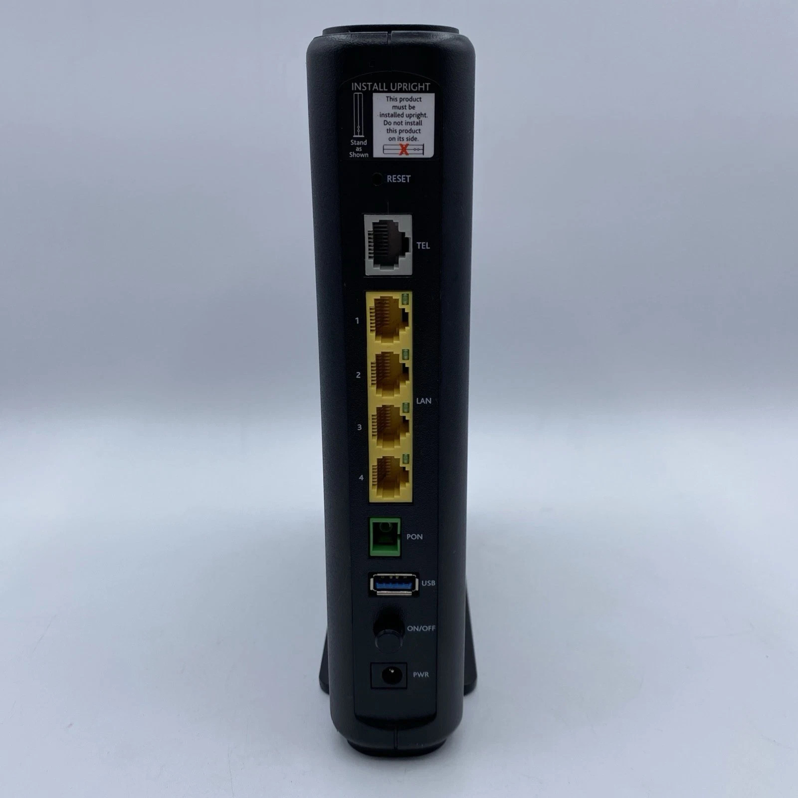 Altice UBC1338 Gateway Wireless Modem Black GR140DGM 4 Port FiberGateway No Char