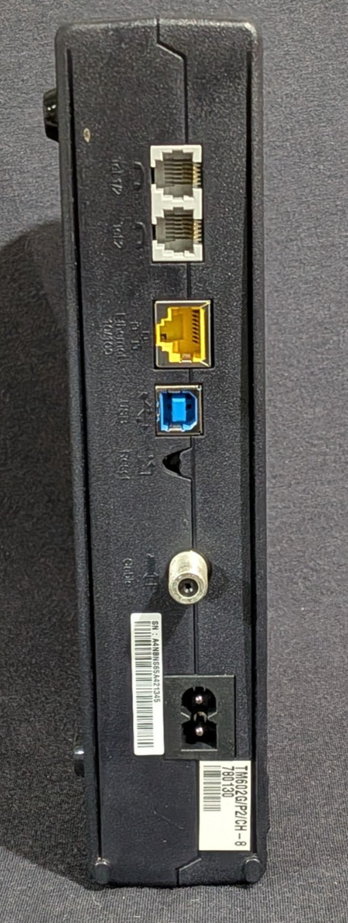 Arris TM602G/115 Modem with Battery