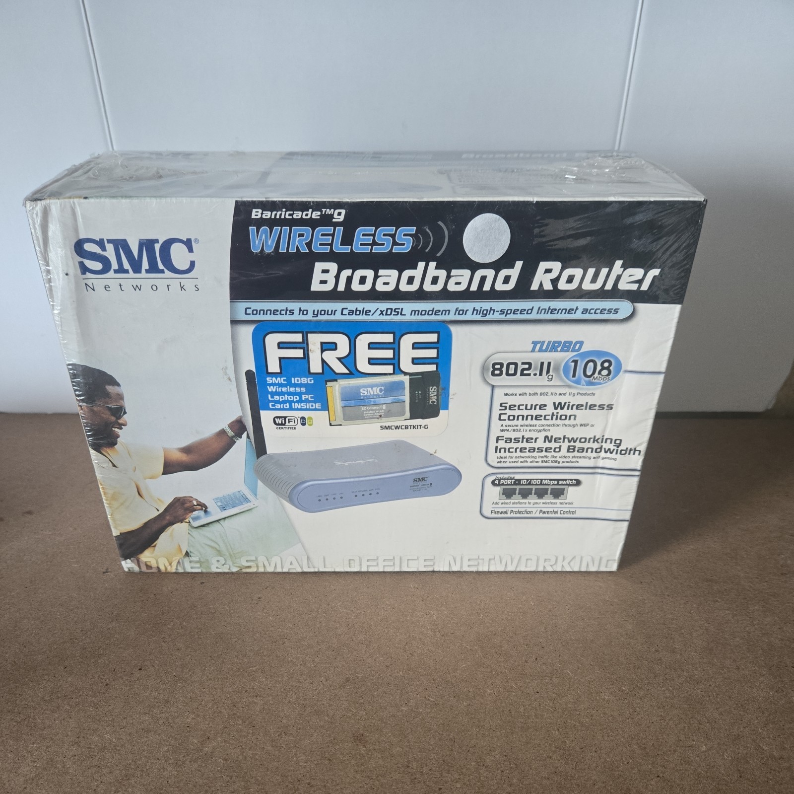 Broadband Router SMC SMCWBR14-G2 Barricade G 802.11g,108 Mbps Wireless Cable/DSL