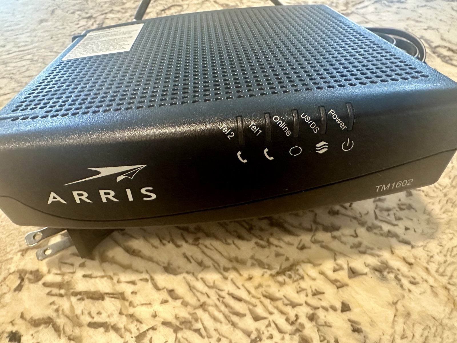 Arris TM1602A Docsis 3.0 Telephony Cable Modem Router