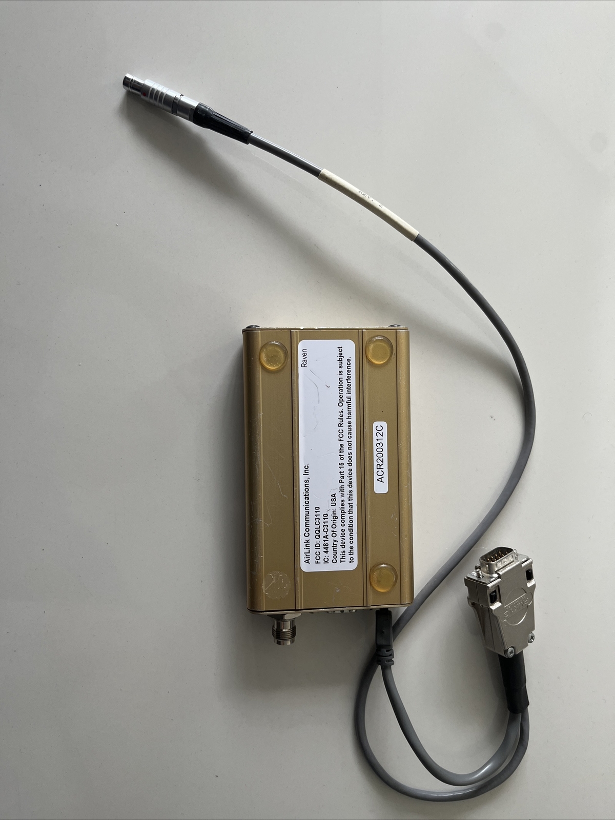 AIRLINK COMMUNICATIONS C3210 SPRINT RAVEN 100 CDMA CELLULAR MODEM
