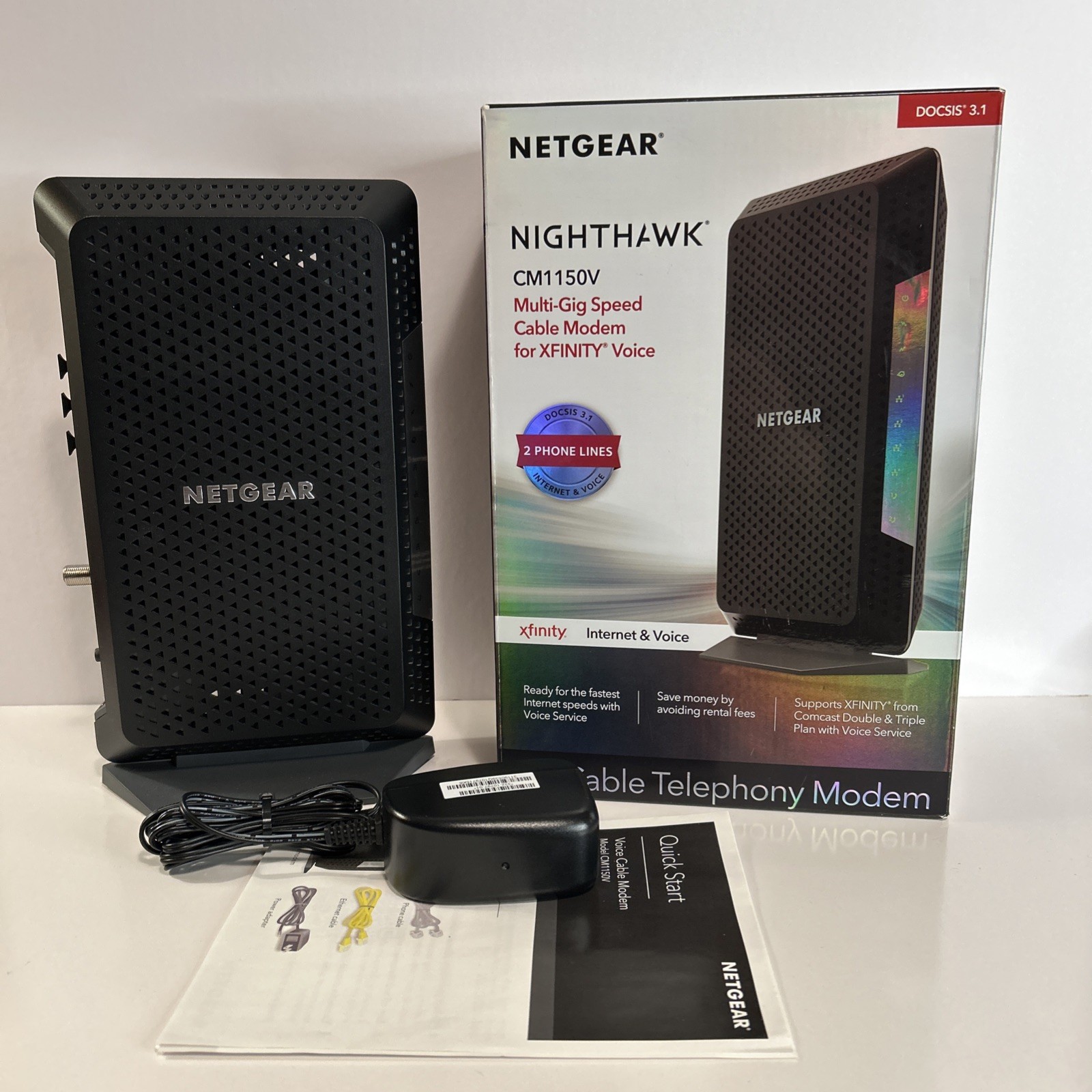 NETGEAR Nighthawk CM1150V DOCSIS 3.1 Cable Modem