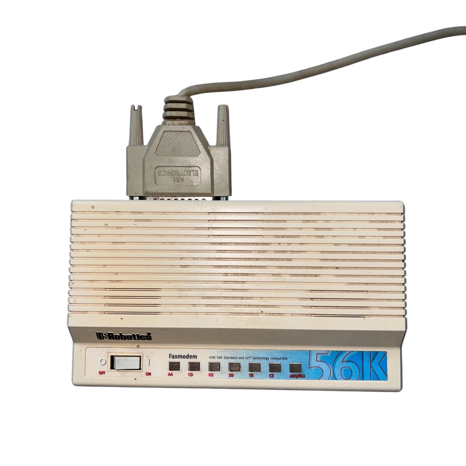 USRobotics 005686-02 (00568602) 56 Kbps w/ Serial Cable *No Power Cord*