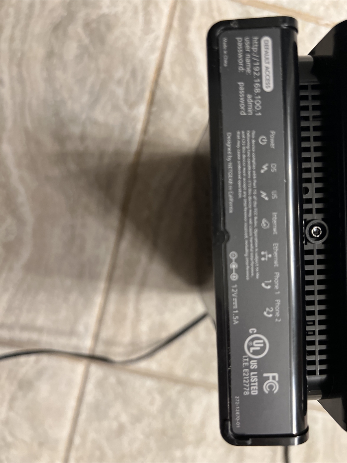 Netgear® CM500V 16×4 DOCSIS 3.0 680Mbps High Speed Cable Modem