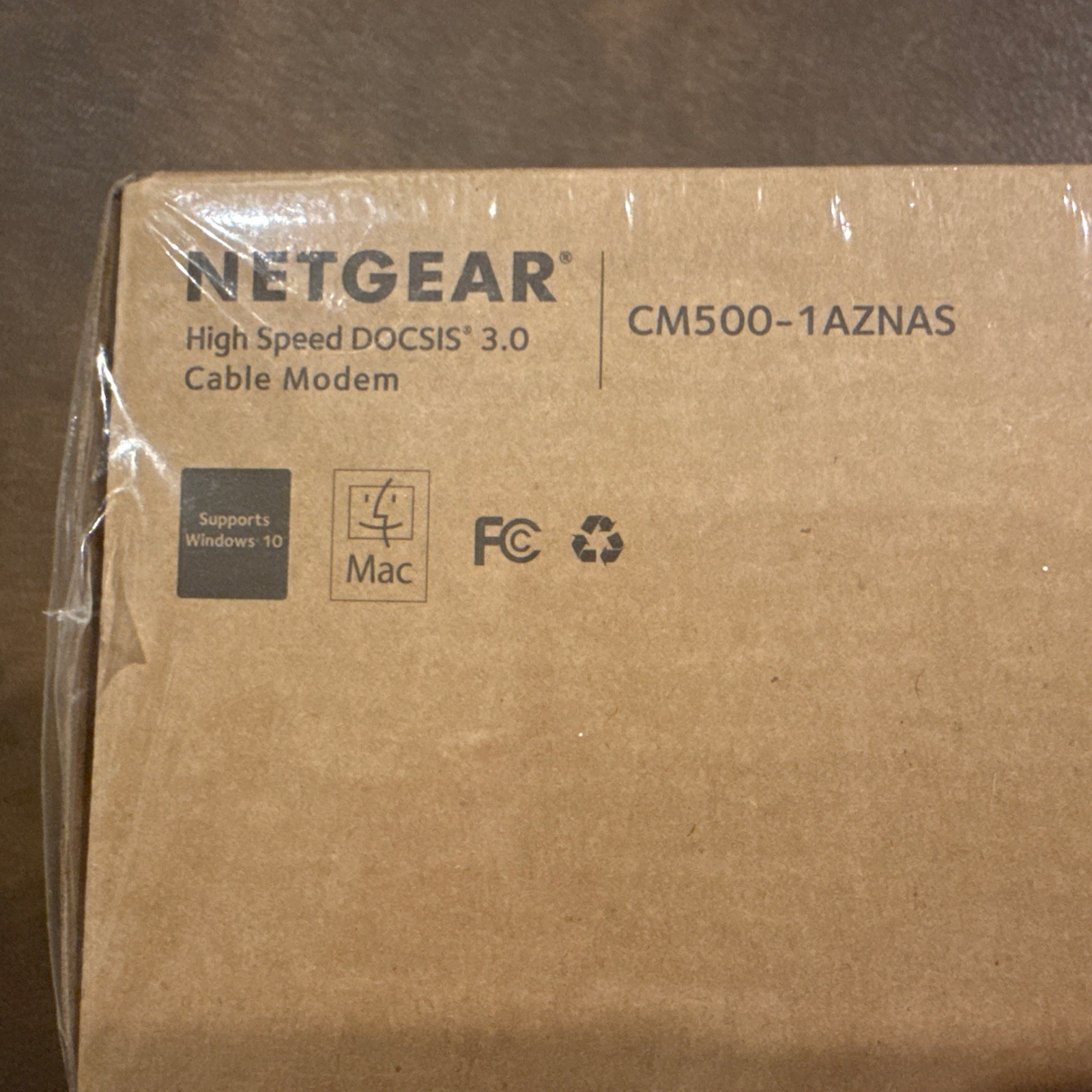 BRAND NEW!! NETGEAR CM500-1AZNAS high speed DOCSIS 3.0 Cable Modem new in box