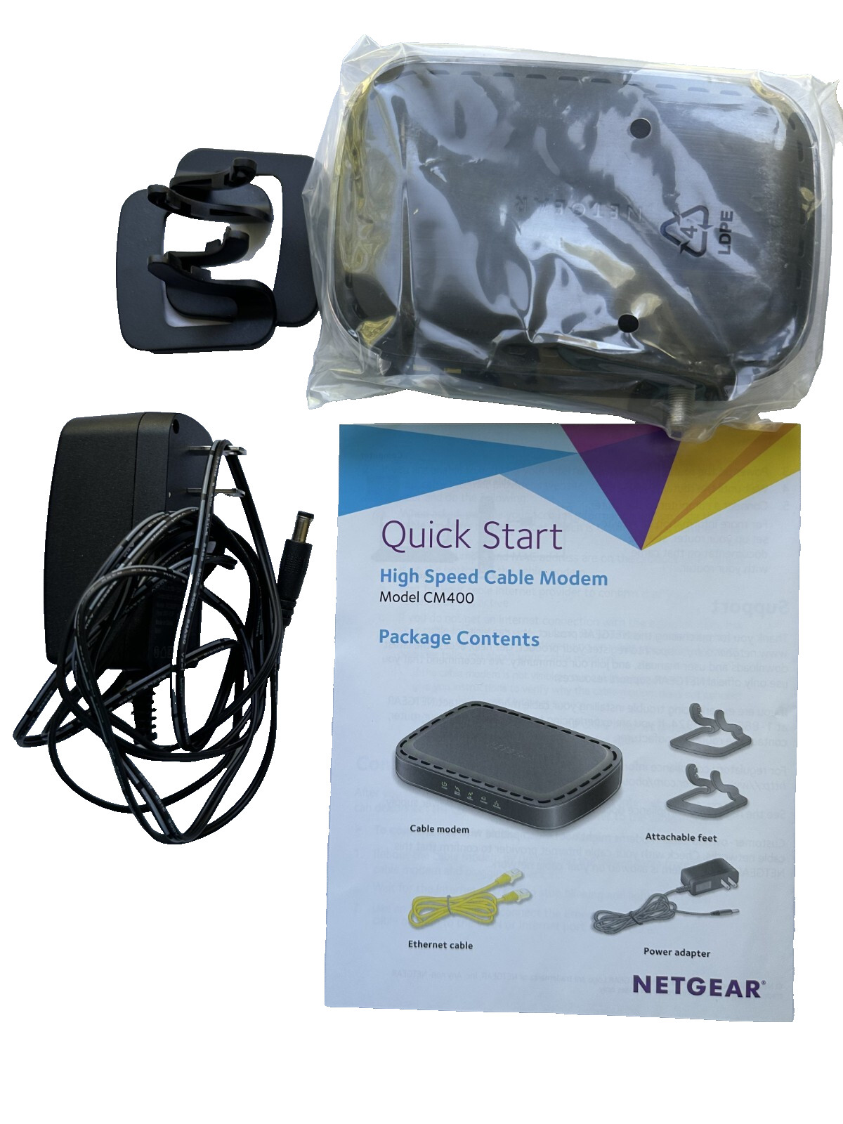 Netgear CM400 Docsis 3.0 Cable Modem New – Open Box