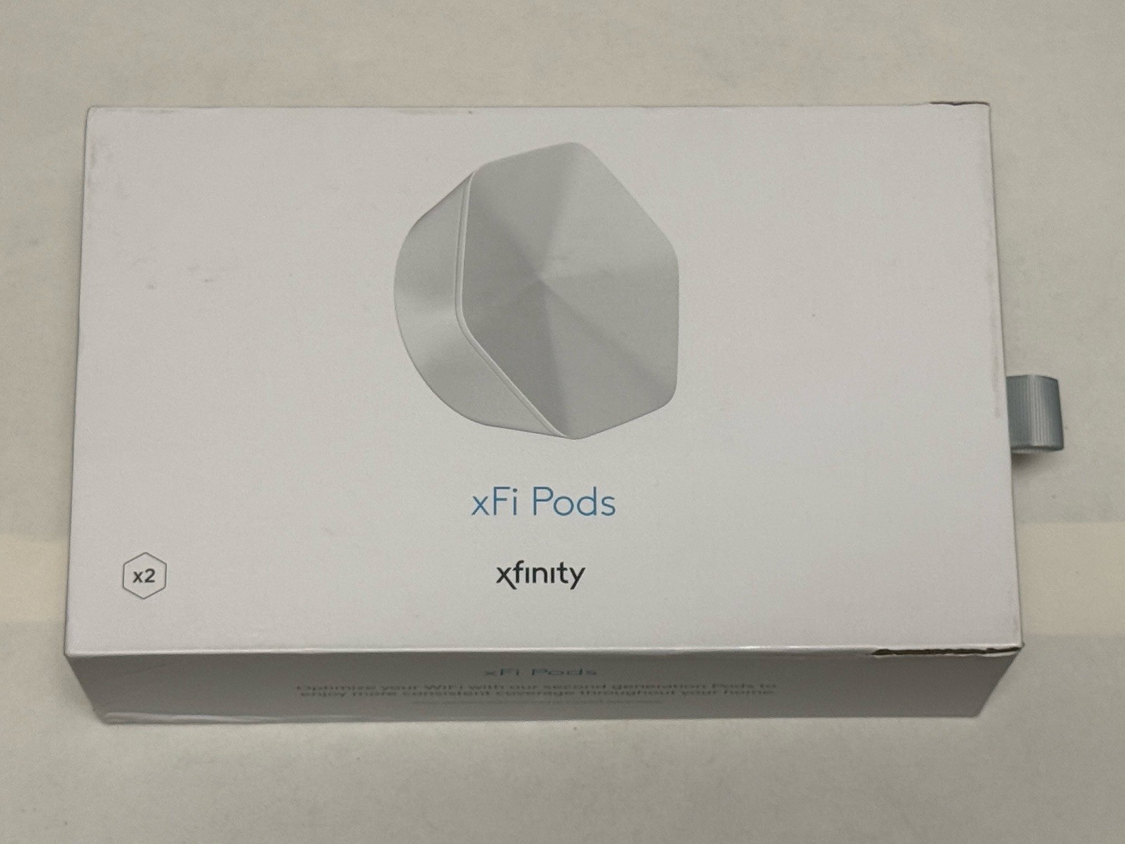 XFINITY XE2-SG 2nd Generation XFI Pod WiFi Extender Repeater Set of 2 In Box