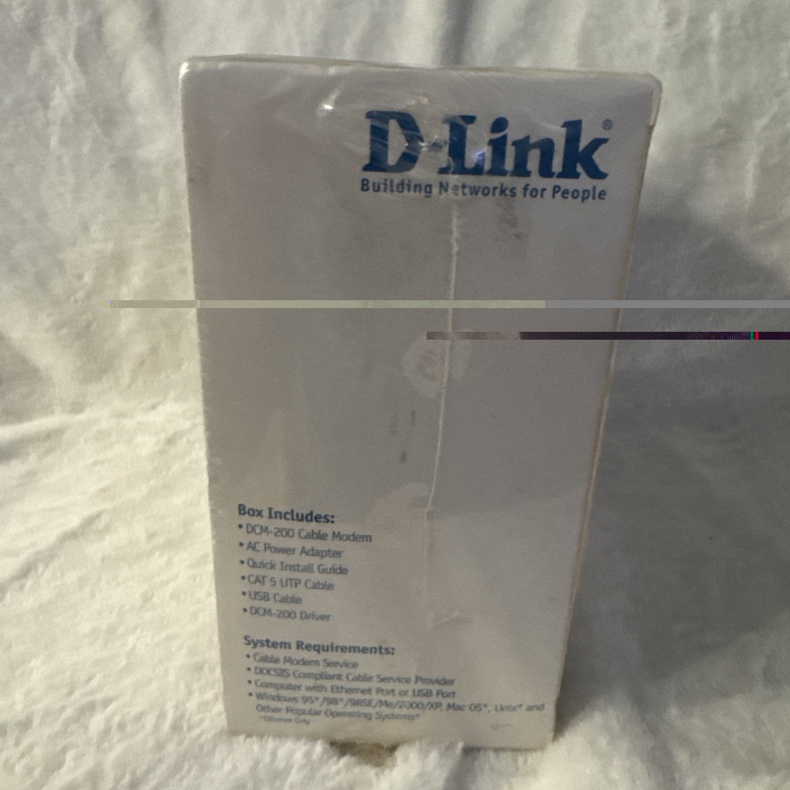 D-Link High Speed Cable Modem DCM-200 DLink D Link Ethernet and USB Connectivity