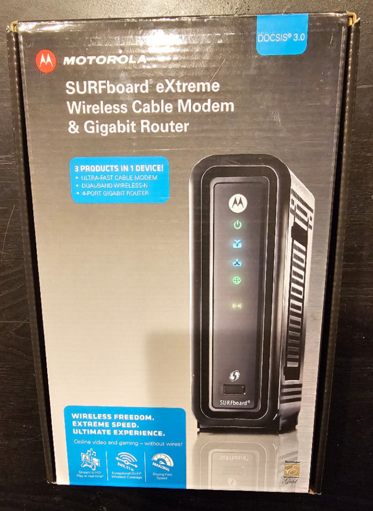 Motorola SBG6580 Wireless Cable Modem Router Internet WiFi Comcast Xfinity COX