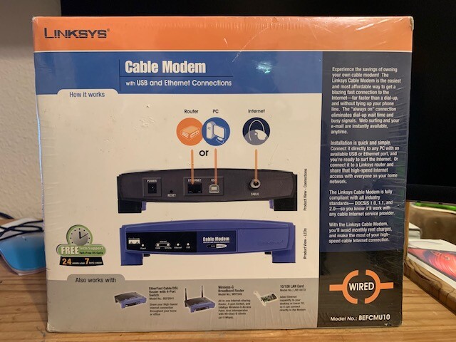 Linksys BEFCMU10 USB Etherfast Cable Modem
