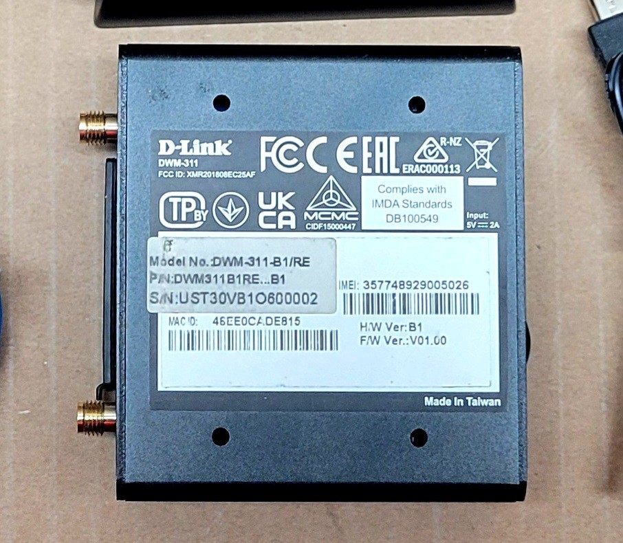 D-Link LTE Modem | DWM-311-B1