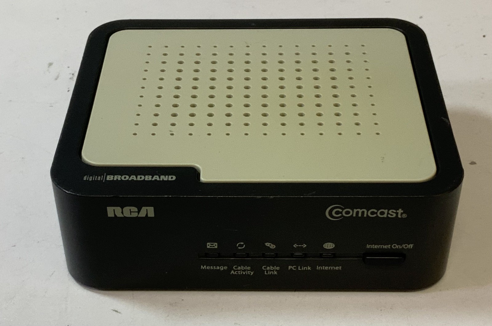 RCA DCM425C Comcast Digital Broadband Cable Modem, White & Black “I3B”