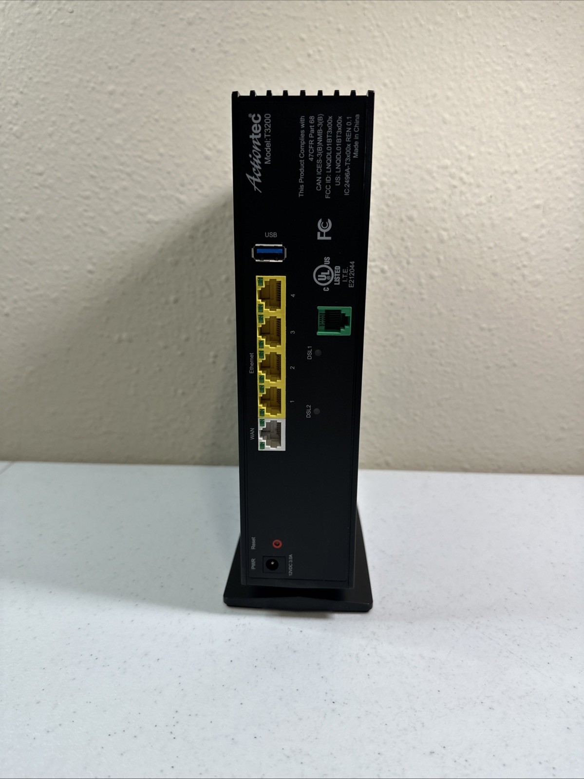 TDS Wi-Fi modem T3200 Bonded VDSL2 Wireless AC Gateway Router TDS Charger