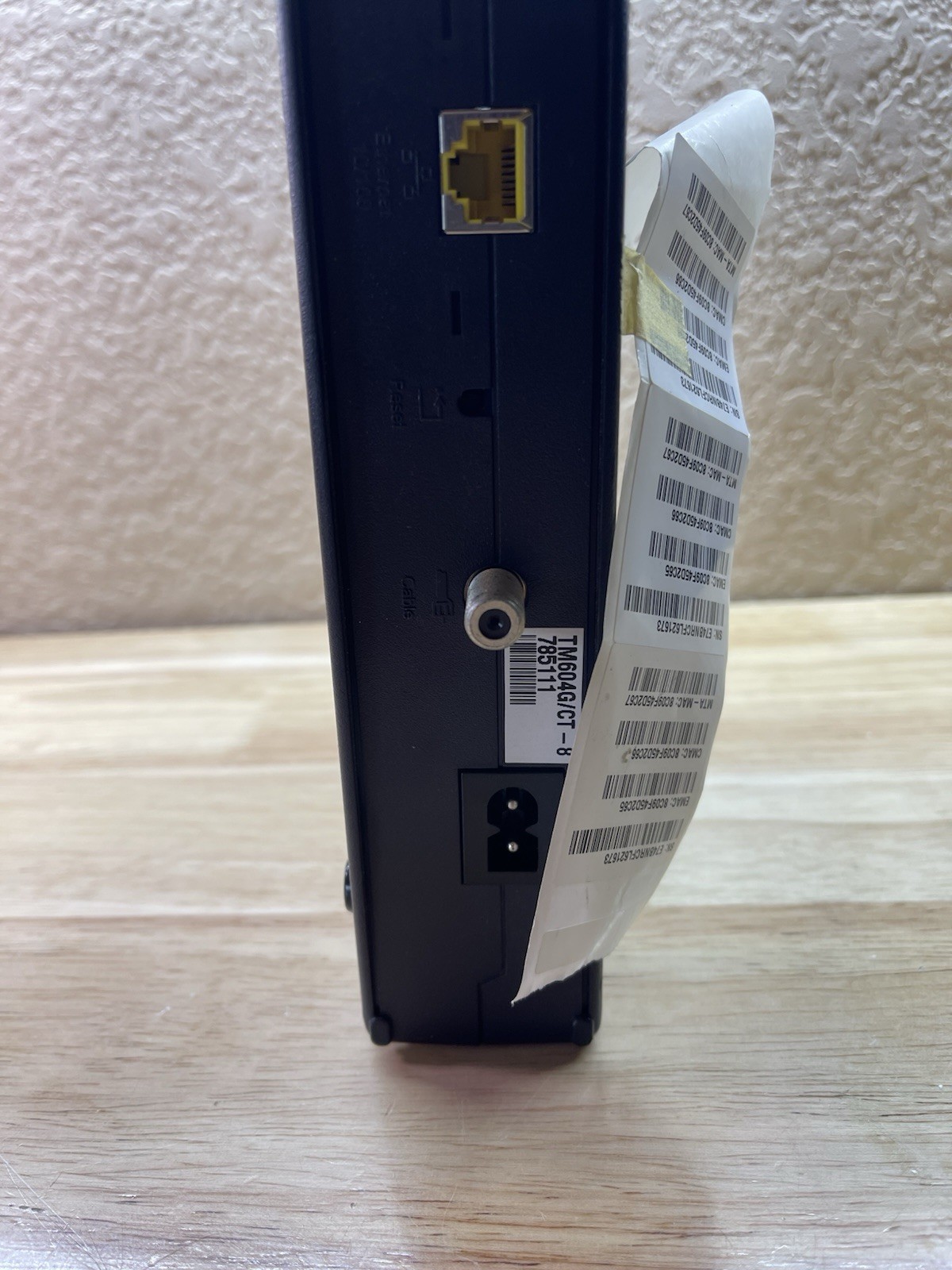 Arris TM604G/CT Cable Modem Internet & Telephone with power cord
