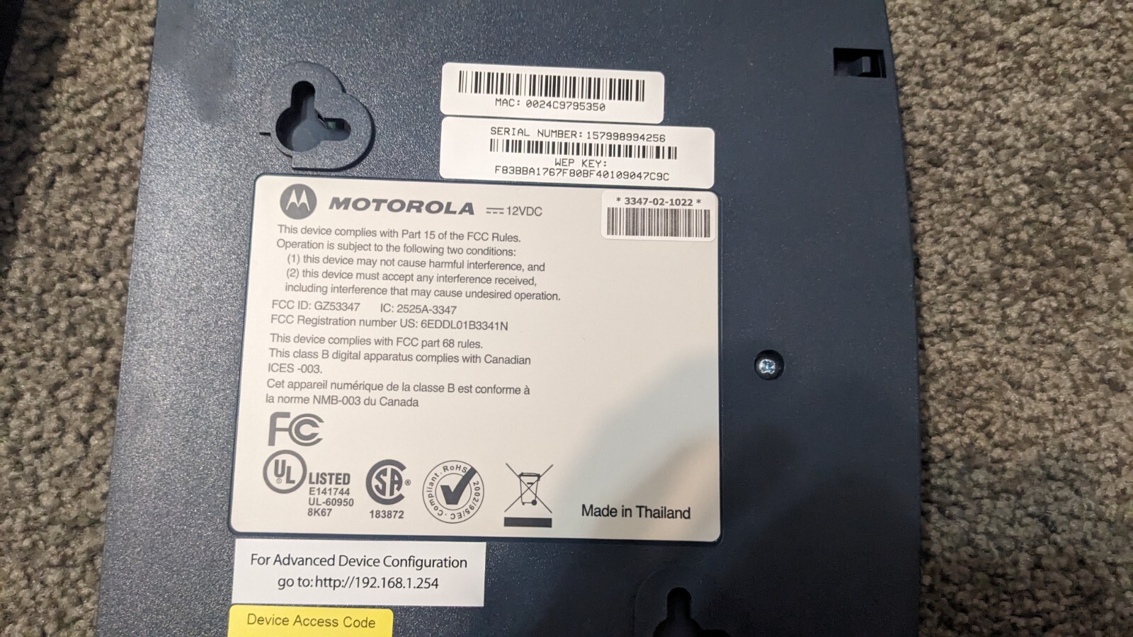 Mixed Lot: (5) DSL Modems from Netopia, Motorola, & Cayman AT&T