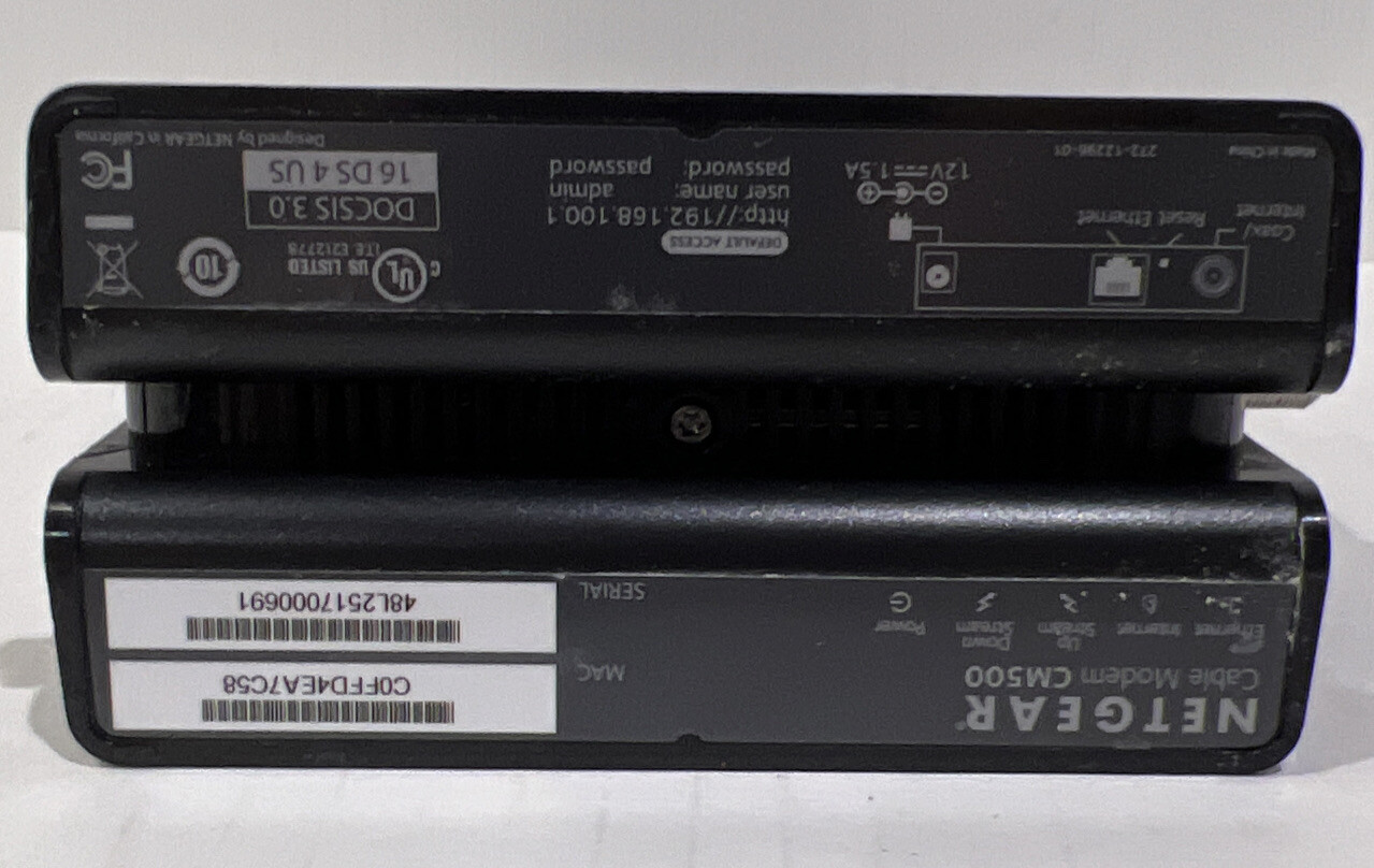 NETGEAR CM1000 DOCSIS 1000Mbps Cable Modem (CM1000-1AZNAS)