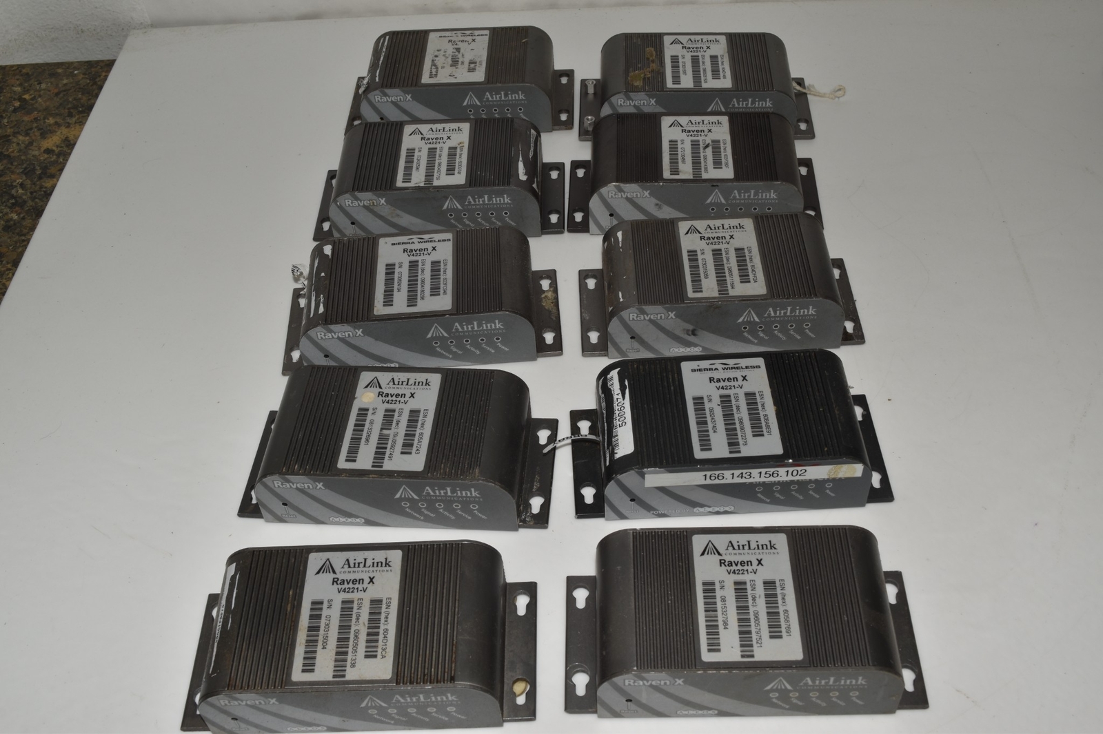 AIRLINK COMMUNICATIONS RAVEN X V4221-V – LOT OF 10 (KLW21)