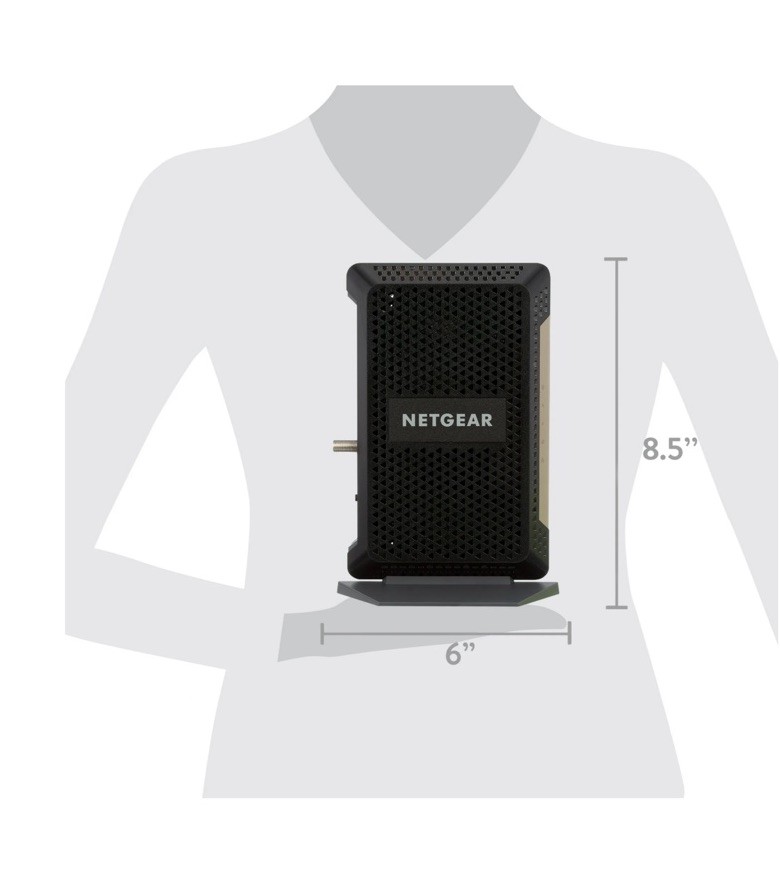 NETGEAR CM1000 DOCSIS 3.1 Cable Modem 6Gbps 1x RJ-45 XFINITY Black