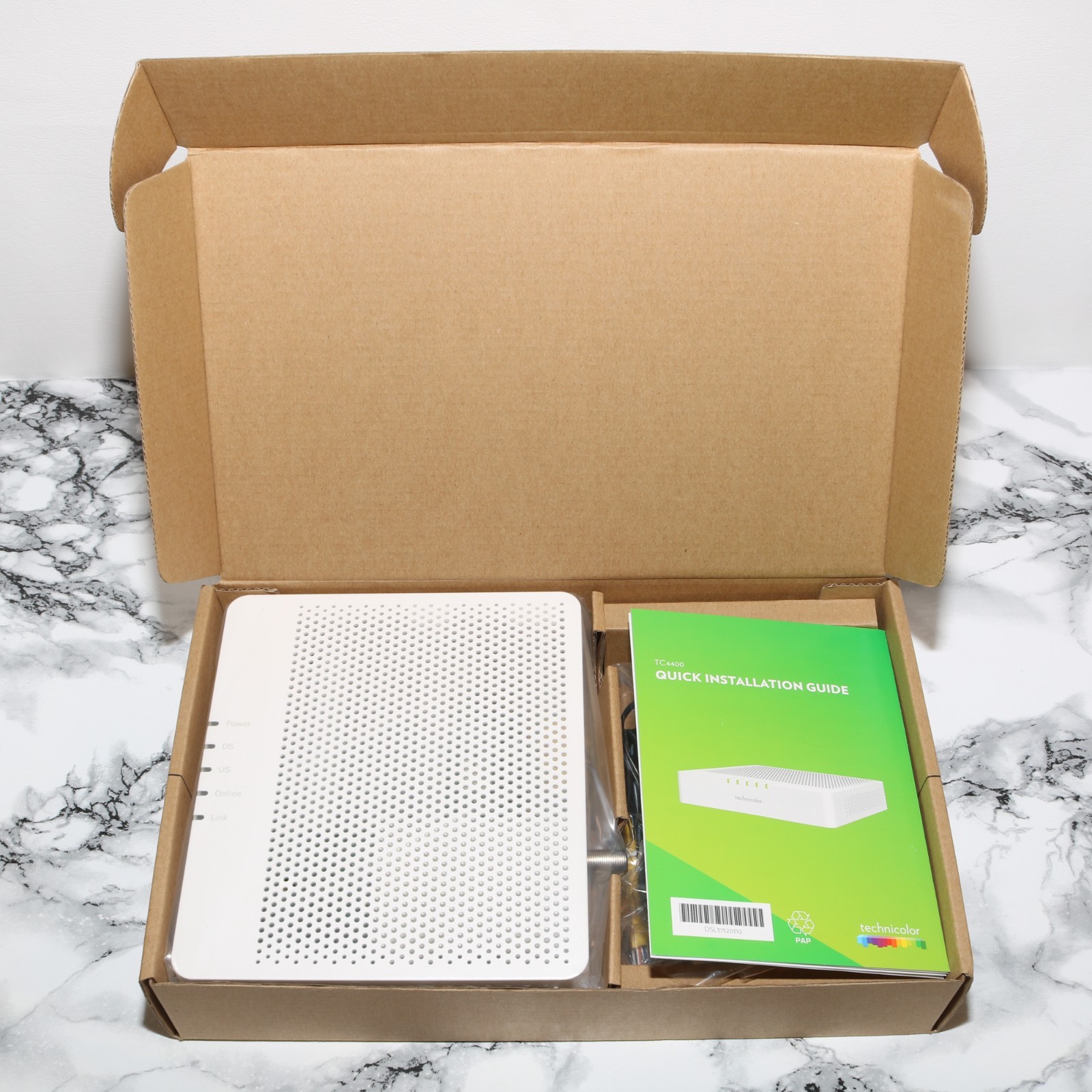 NEW – Technicolor TC4400-AM (DOCSIS 3.1) Ultra Broadband High Speed Cable Modem