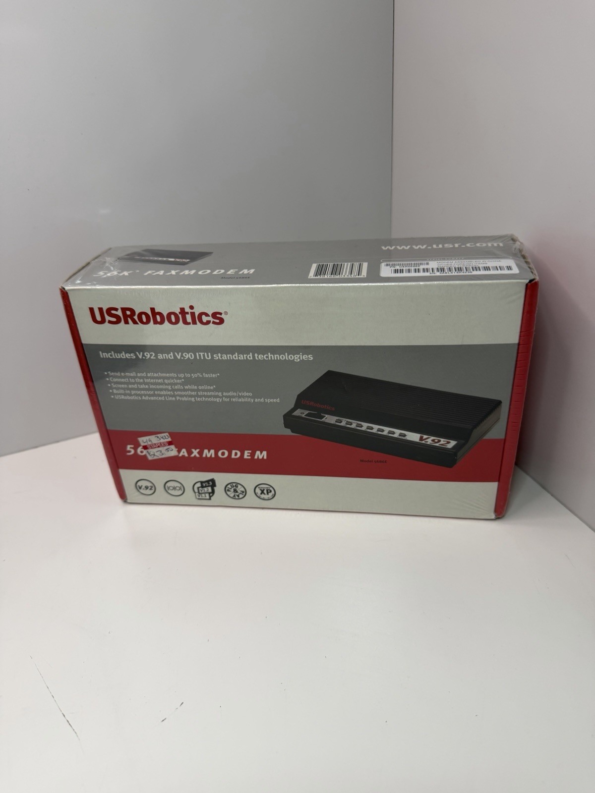USRobotics 56K External Faxmodem 5686E – Hardware Controller – New Sealed