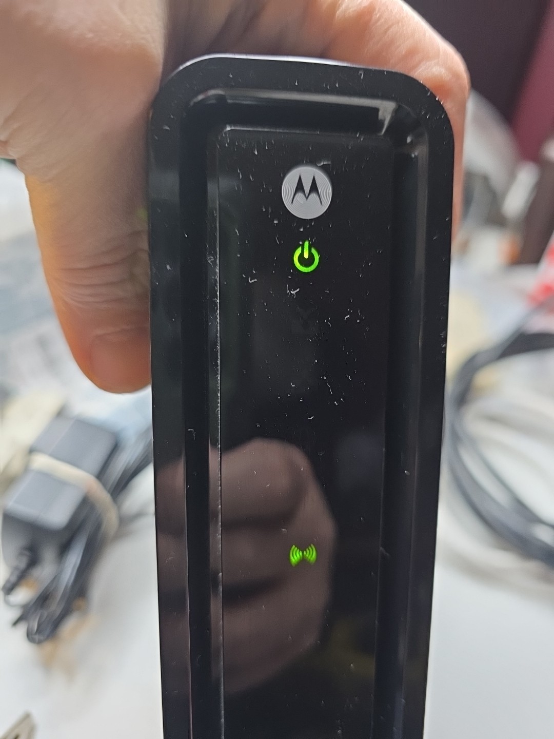 Motorola SURFboard (SBG6580) DOCSIS 3.0 Cable Modem Router 4 Port TESTED &WORKS
