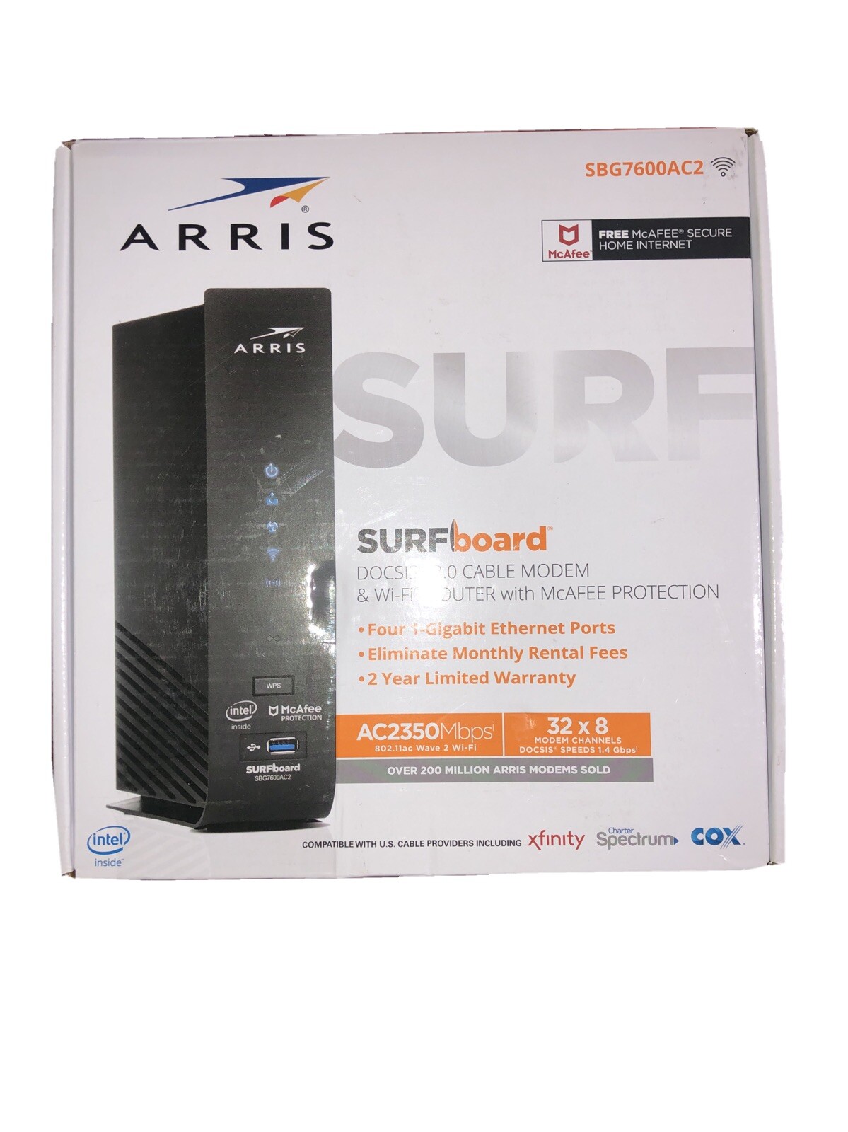 Arris Surfboard Sbg7600ac2