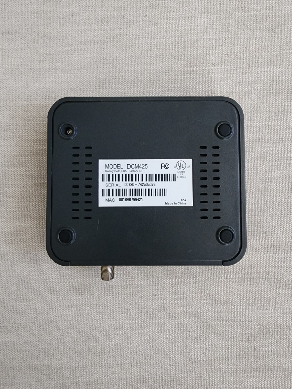 RCA DCM425 Digital Broadband Cable Modem