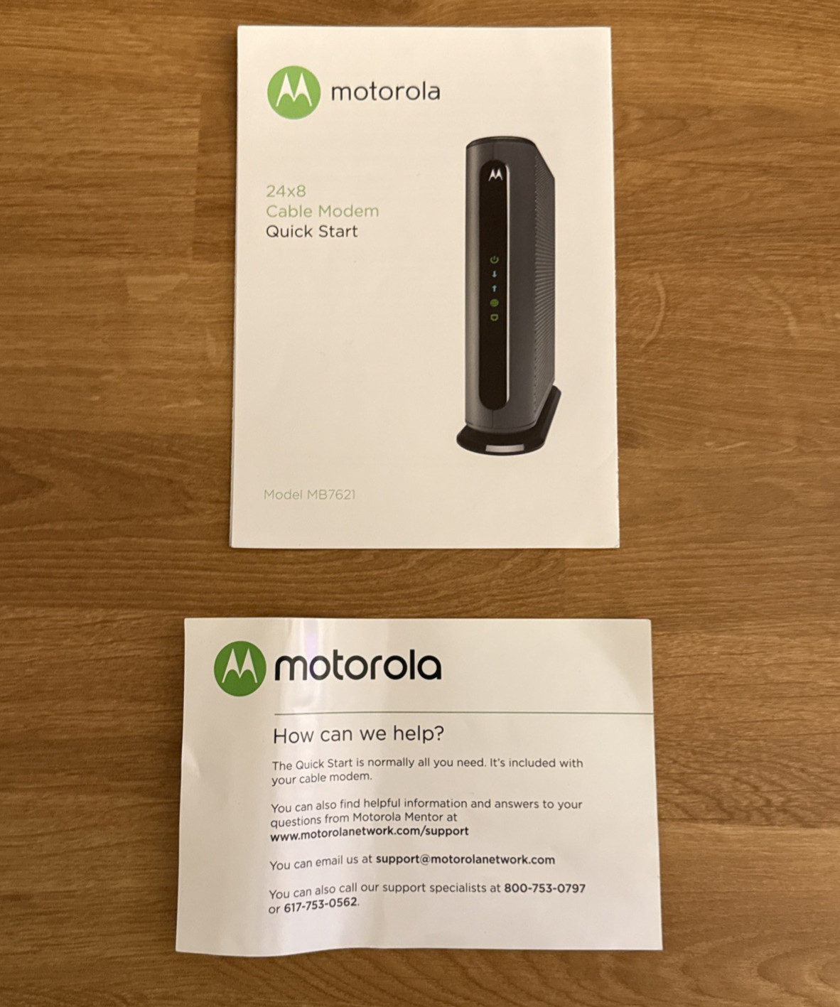 Motorola MB7621 DOCSIS 3.0 Cable Modem (1000 Mbps)