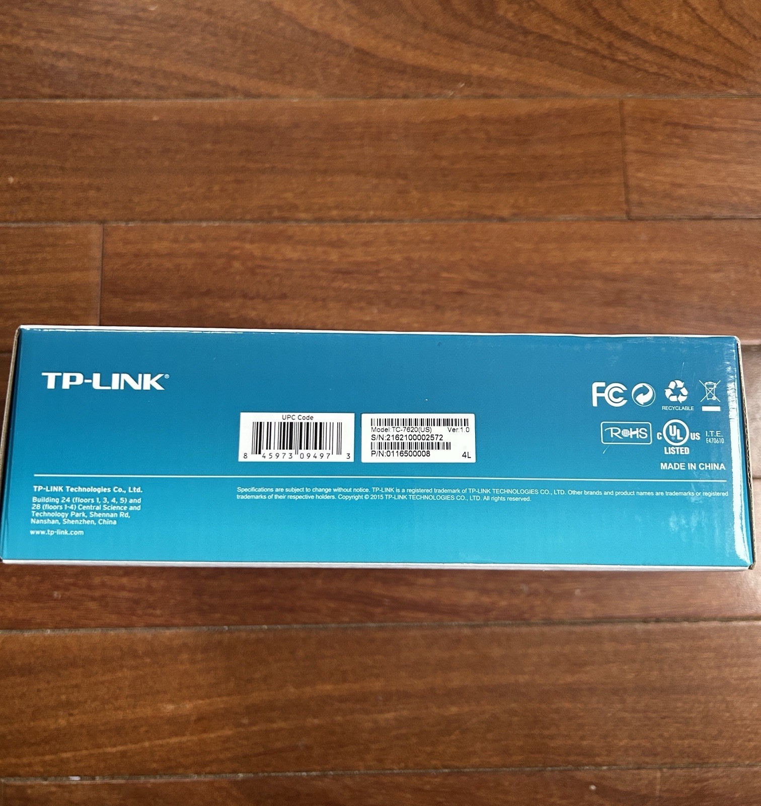 TP-Link TC-7620 DOCSIS 3.0 Cable Modem 680 MBPS New Open Box