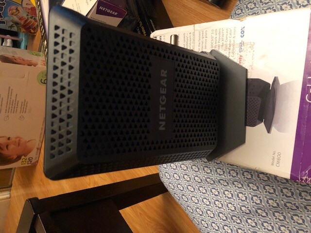 NETGEAR CM600 HIGH SPEED CABLE MODEM DOCSIS 3.0 XFINITY SUPPORT