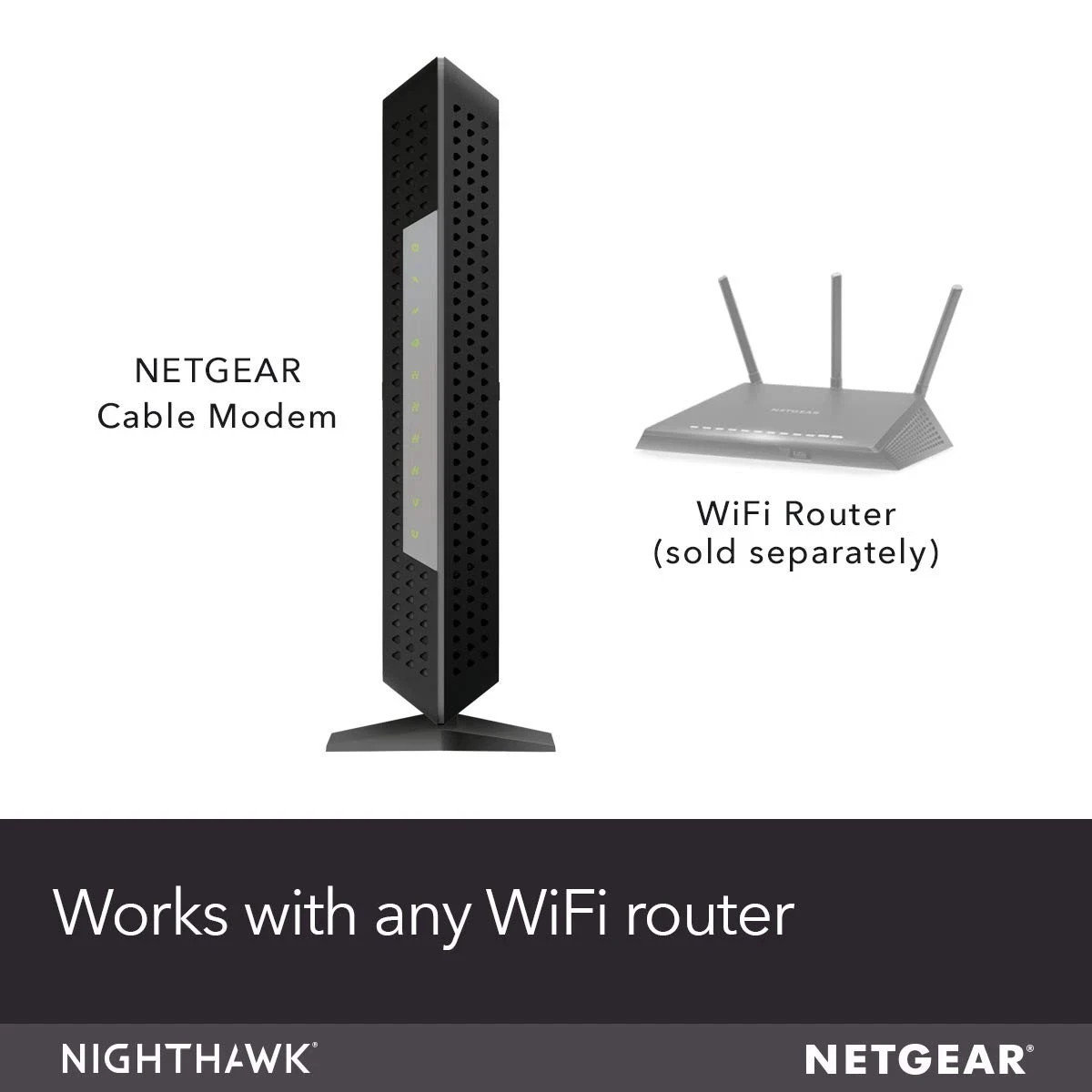 NETGEAR CM1150V Nighthawk Multi-Gig Speed Cable Modem for XFINITY Voice