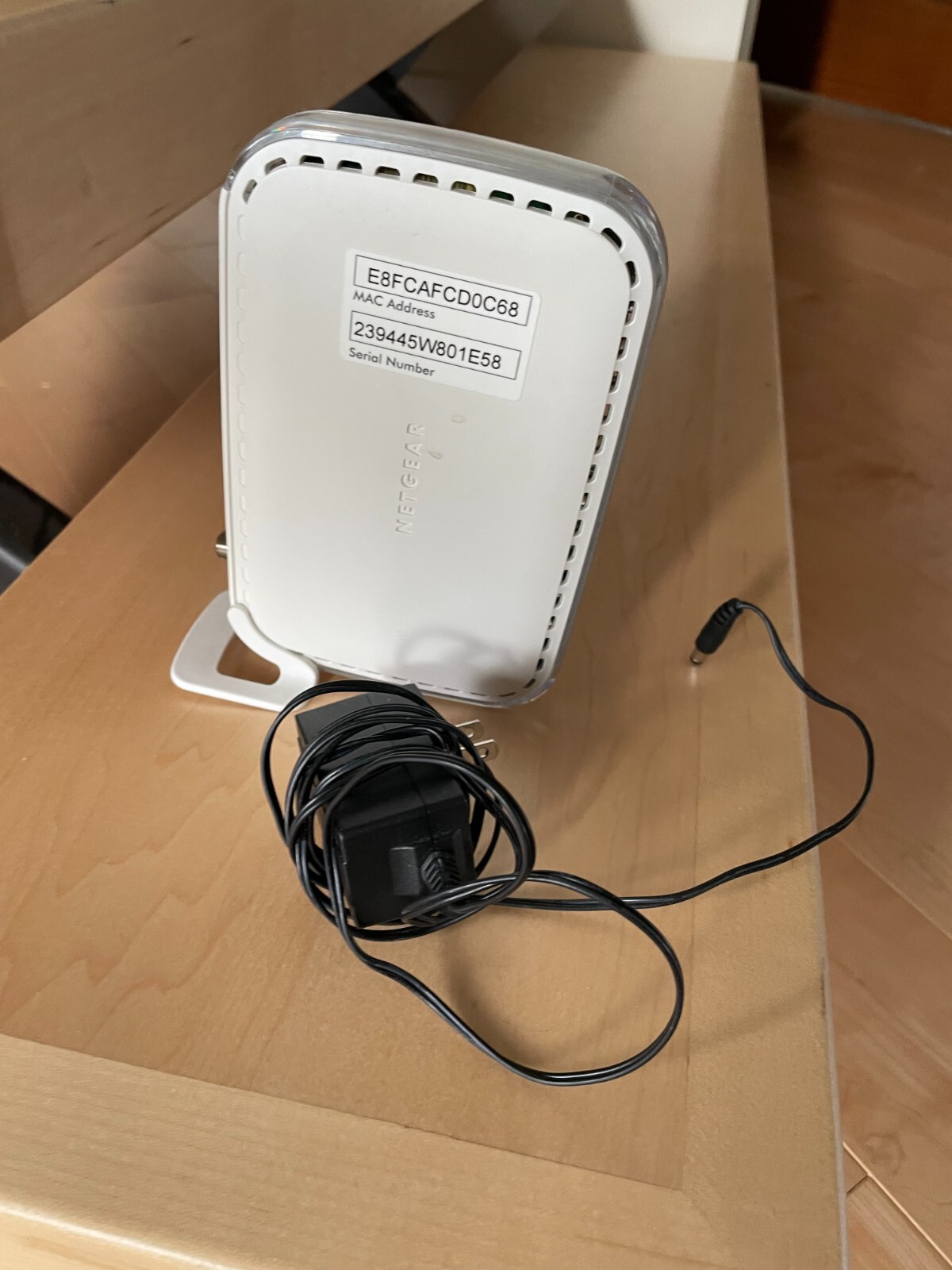 NETGEAR CMD31T (4×4) Cable Modem (CMD31T) DOCSIS 3.0 – Includes Power Adapter