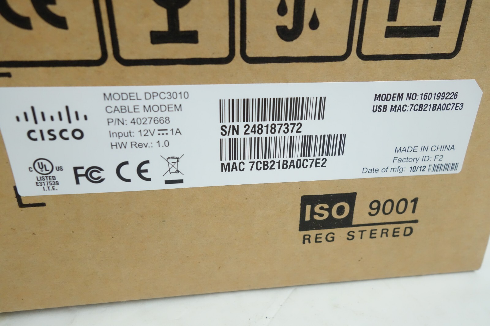 (2) NETGEAR WIRELESS ROUTERS +Cisco DPC3010 DOCSIS 3.0 Cable Modem