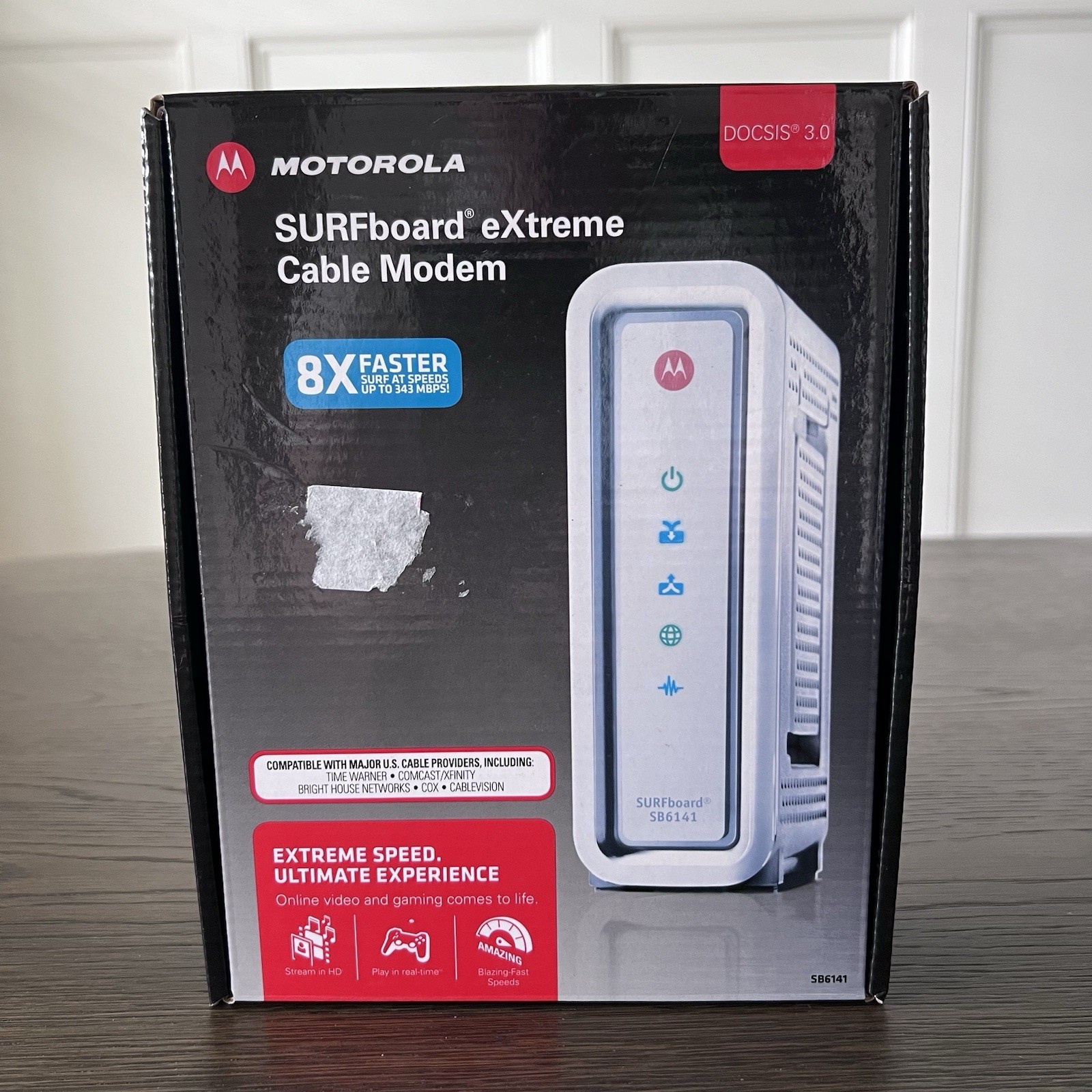 Motorola ARRIS SURFboard SB6141 DOCSIS 3.0 Cable Modem 400 Series – New , G4