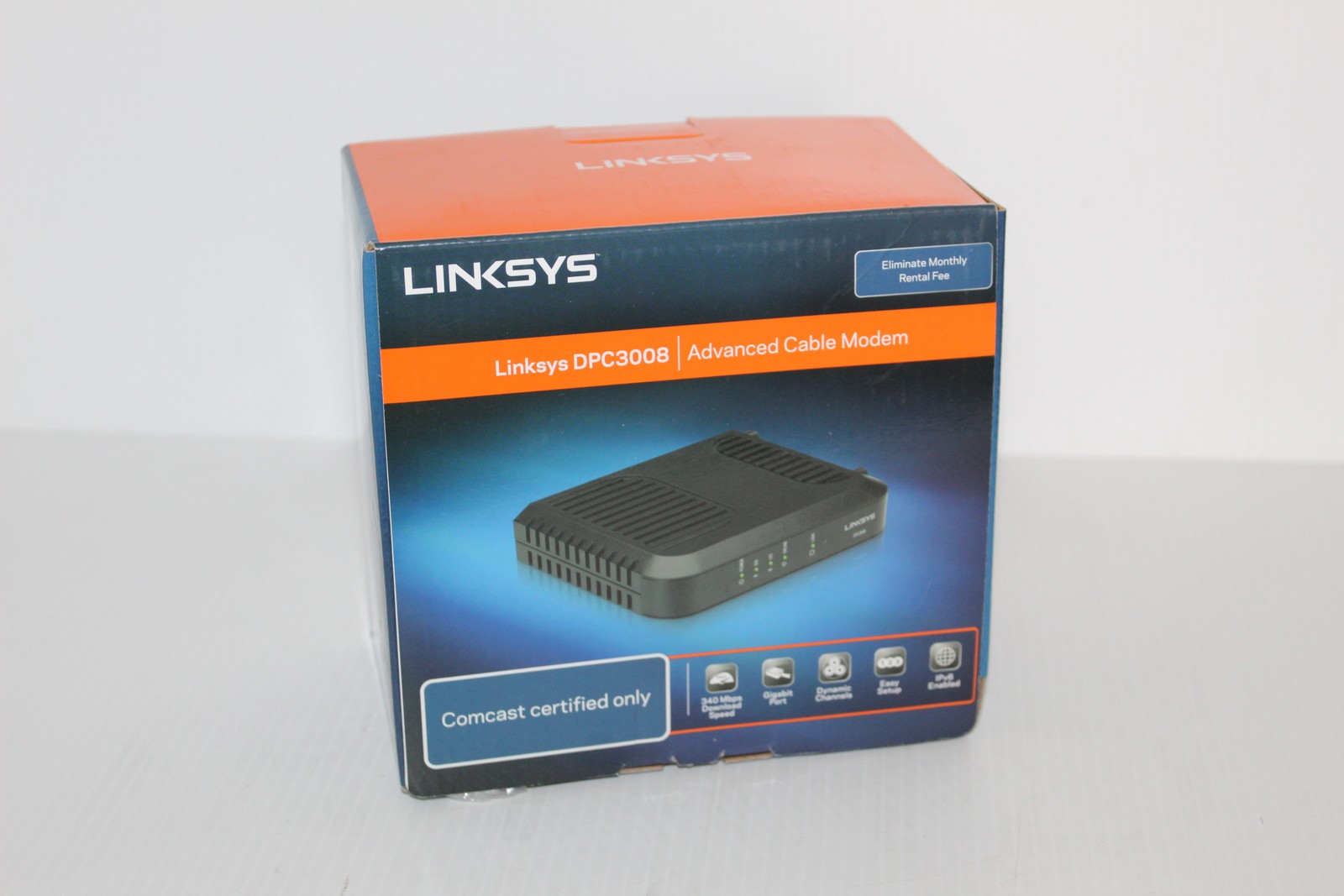 Linksys DPC3008 DOCSIS 3.0 Advanced Cable Modem – Comcast Certified Gigabit