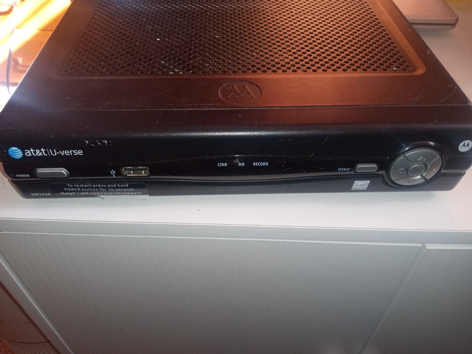 Motorolla Modem Model VIP2250 At&T U-verse