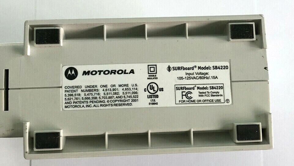 Motorola Cable Modem SURFboard SB4220 38 Mbps