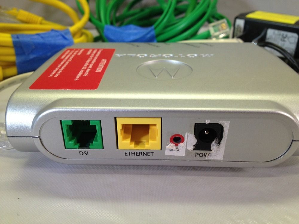 Motorola DSL Modem MSTATEA 2210 02 1022 ATT High Speed ethernet internet AT&T