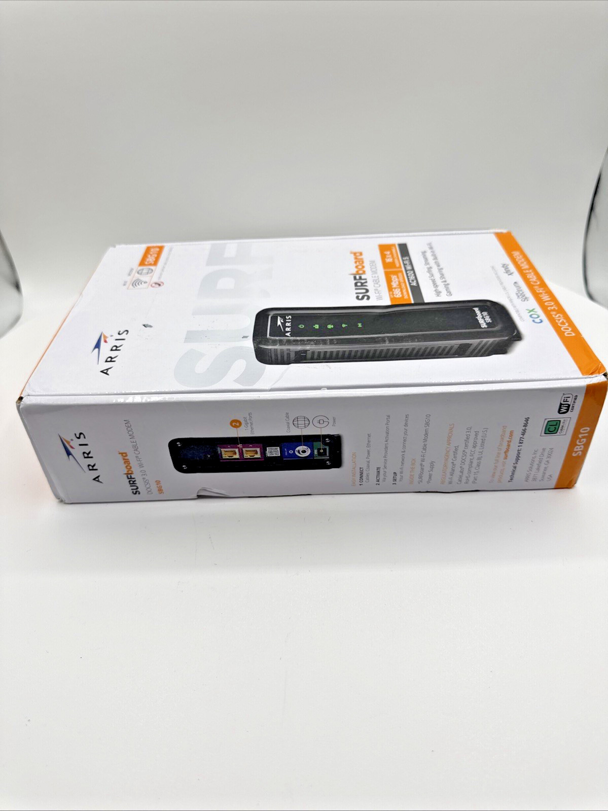 ARRIS SBG10 SURFboard DOCSIS 3.0 AC1600 WiFi Modem Router Xfinity Cox