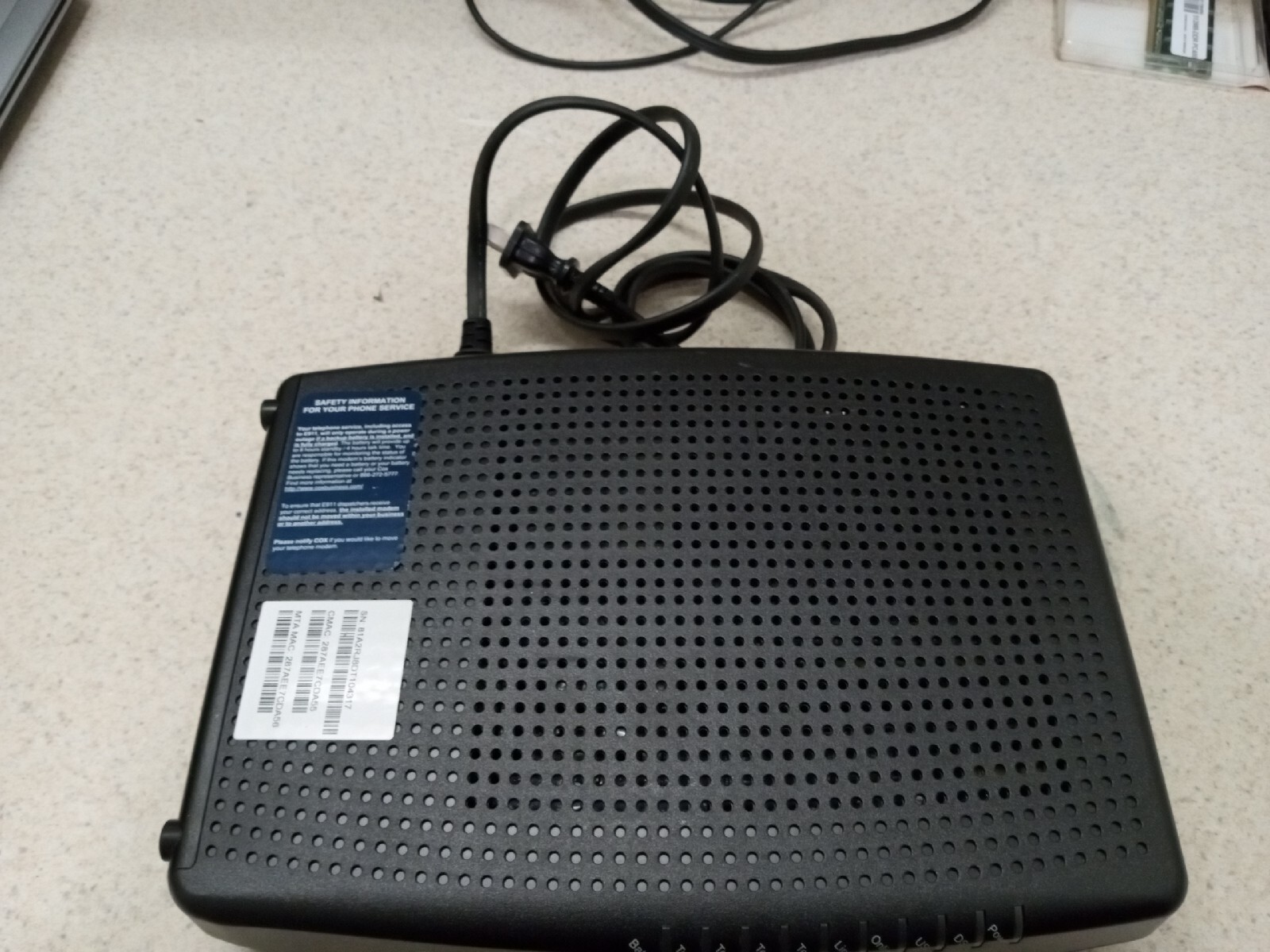 Arris Touchstone TM804G Telephone Cable Modem
